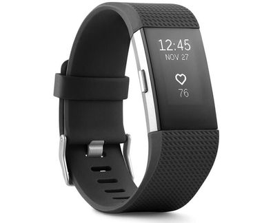 Fitbit Charge 2 L Es ist schwarz