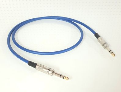 Mogami 2549 / HighEnd Klinkenkabel / symmetrisch / 6,3 mm Jack male / blue