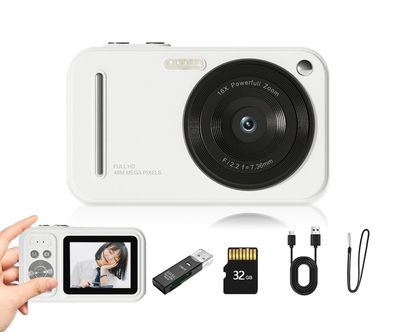Kamera, Digitalkamera, Kompaktkamera, Mini Kamera, Vlogkamera, 16x Digitalzoom