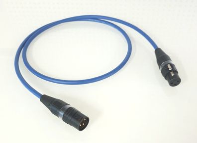 Mogami 2549 / HighEnd XLR-Kabel / symmetrisch / female auf male / blue