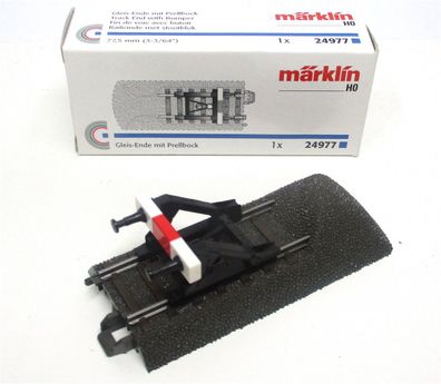 Märklin H0 24977 C-Gleis Prellbock mit Gleisstück OVP (Z50-3)