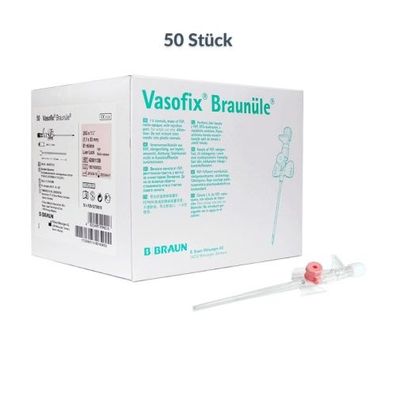 Vasofix Braunüle 20 G rosa (50 Stk.)