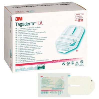 3M Tegaderm I.V. Fixierverband 8,5 x 7 cm (1633)
