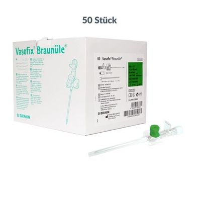 Vasofix Braunüle 18 G grün (50 Stk.)