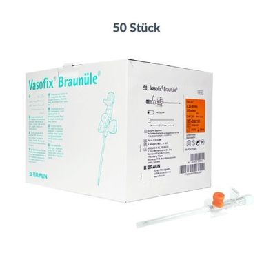 Vasofix Braunüle 14 G orange (50 Stk.)