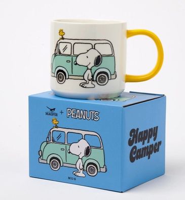 Peanuts Snoopy Tasse: Happy Camper Porzellan Tasse 330 ML