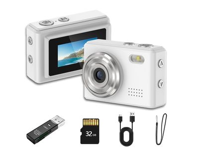 Kamera, Mini-Kompaktkamera, Tragbare Mini-Kamera, Reisen & Alltag, Vlog-Kamera