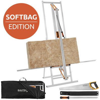BAUTEC Dämmstoffschneider ISO BASIC 600 mit Softbag Standfuß große Auflage 2x100cm