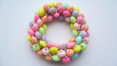 Haargummi Haarschmuck Haarband Scrunchie aus Perlen (Art. Nr. k5 01 bis 48 )