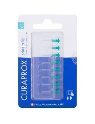 Curaprox CPS 06 Prime Nachfuellpack - 8 Interdentalbuersten fuer Professionelle Zahnr