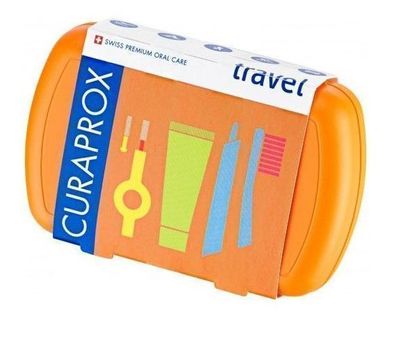 Curaprox Travel-Set Orange - Ideal fuer Unterwegs