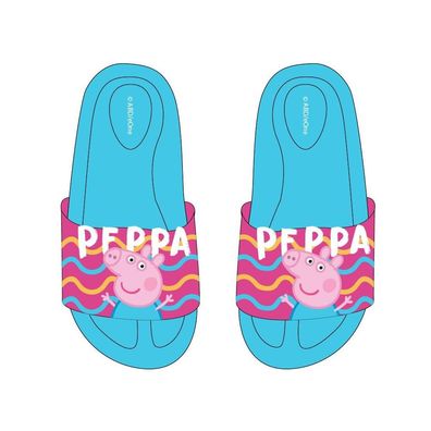 Badeschuhe / Badeschlappen | "Peppa" | Türkis-pink | Größen 25-32
