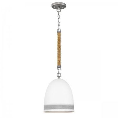 Elstead Lighting Nash Pendelleuchte 1-flammig Antik-Nickel 25cm