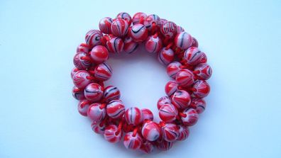 Haargummi Haarschmuck Haarband Scrunchie aus Perlen (Art. Nr. w1 49 bis 69 )