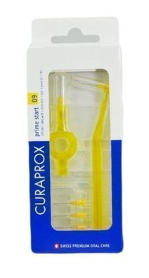 Curaprox CPS 09 Prime Start Set, 5 Interdentalbuersten + UHS 409 Halter + UHS 470 Hal
