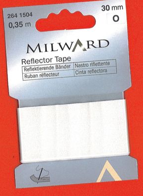 Reflektierendes Band zum Einnähen, Breite 30mm