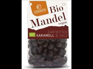 Landgarten 3x Bio Mandeln geröstet ZB Karamell 170g 170g