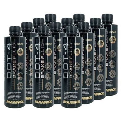 Mannol Brake Fluid DOT-4 12x450 ML