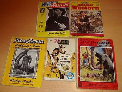 5 alte Western Romane