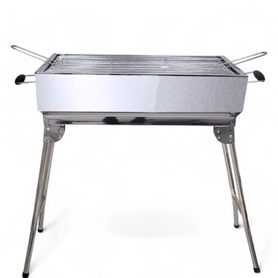 Mangal Kairat Schaschlikgrill Edelstahl rostfrei Grill mit Grillrost