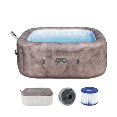 LAY-Z-SPA® Energiespar-Whirlpool Rome AirJet™ mit App-Steuerung, für 6 Personen,