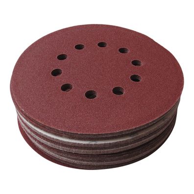 ECKRA® Schleifscheiben f. Langhalsschleifer Ø215mm 10 Loch Schleifpapier Korn wählbar