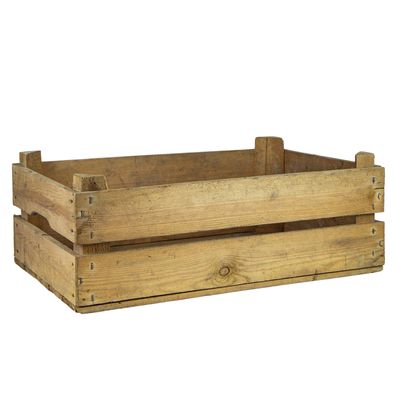 gebrauchte Obstkiste Holzsteige ohne Aufschrift 60x40x18cm Kartofelkiste Regalkis