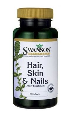 Swanson Haar, Haut und Naegel - Nahrungsergaenzungsmittel, 60 Tabletten