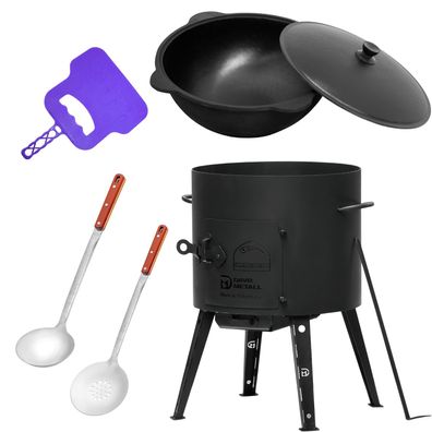 40 Uchag 2mm stahl Utschak 12L Kazan Rund Grillfächer Schaumkelle Suppenkelle