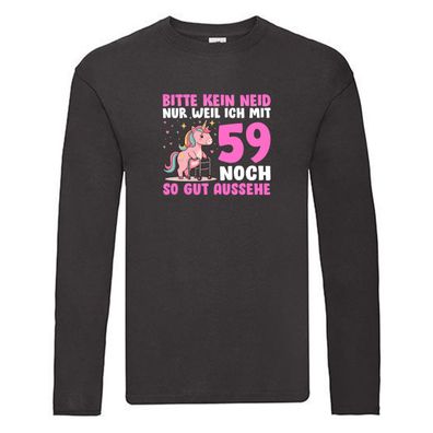 59. Geburtstag | 59 Jahre | Mit 59 noch so gut aussehen Long Sleeve Schwarz