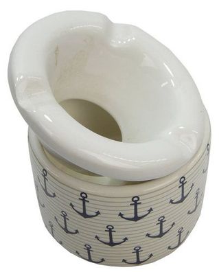Aschenbecher Anker - Streifen