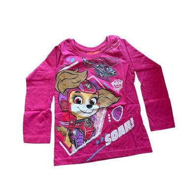 PAW Patrol Langarm- Shirt für Mädchen | Pink | Größen 98-128