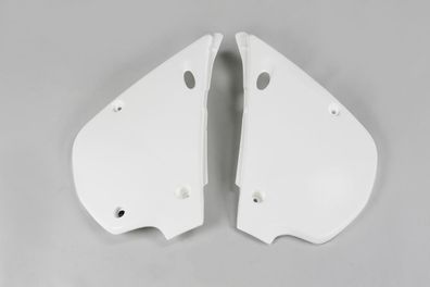 Seitenverkleidung Heckverkleidung side panels passt an Kawasaki Kx 80 91-97 weiß