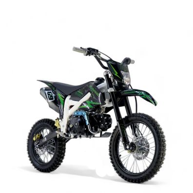 Dirt Bike Cross Bike Motor bike 125cc Modell 612 E+K 17" 14"(Elektr./Kickst) Far
