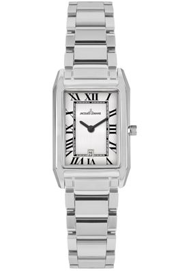 Jacques Lemans Damenuhr Quarz Rechteckig 1-2189.1M