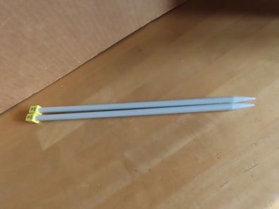 Stricknadeln Strickstöcke ca.35 cm Gr.10 Metall beschichtet