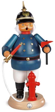 Räucherfigur Räuchermann groß Historischer Feuerwehrmann (BxH):14x25cm NEU