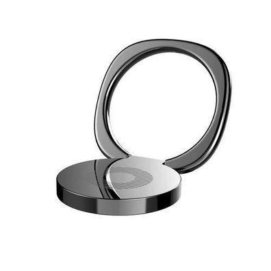 Baseus Privity Ring Halter mit Standfunktion - Schwarz fuer Mobilgeraete