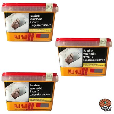 Pall Mall Allround Volumentabak / Tabak Mega Box 3x 125g