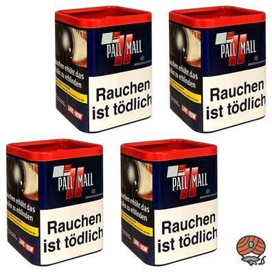 Pall Mall Red Volumentabak/Tabak/Stopftabak Dose 4x 43g