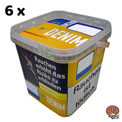 Denim Volumentabak Mega Box 6x à 220g Eimer