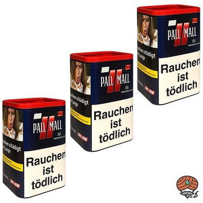Pall Mall Red Volumentabak / Tabak XXL Dose 3x 80g