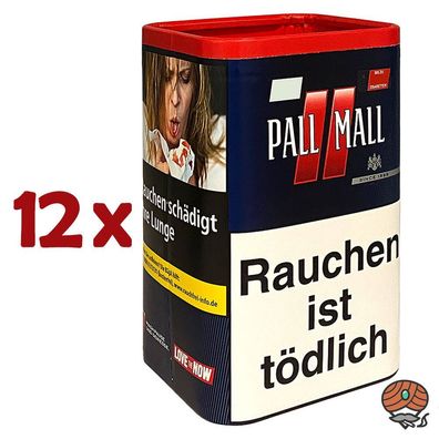 Pall Mall Red Volumentabak / Tabak XXL Dose 12x 75g
