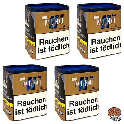 Pall Mall Authentic Blue / Blau Zigarettentabak / Stopftabak XXL Dose 4x 80g