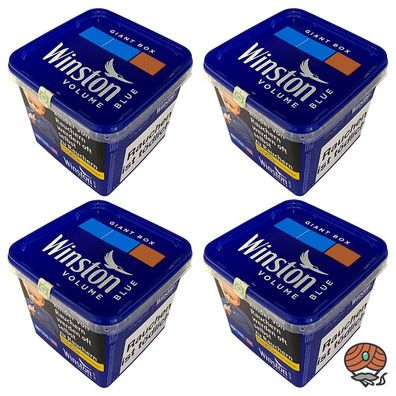 Winston Blue / Blau Volumentabak Giant Box 4x 165g