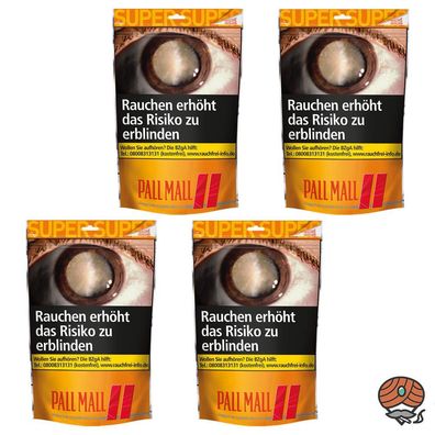 Pall Mall Allround Volumentabak 4x Super Beutel à 145g