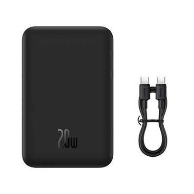 Baseus Mini-Powerbank 20000mAh 20W Magnetisch - Schwarz inkl. USB-C zu USB-C Kab