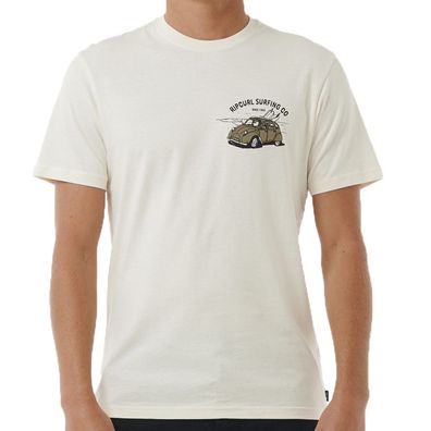 RIP CURL T-Shirt Search Trip bone - Größe: XL