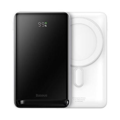 Baseus Magnetische 10000mAh Powerbank 20W MagSafe Weiss + 0,5m Baseus Xiaobai USB