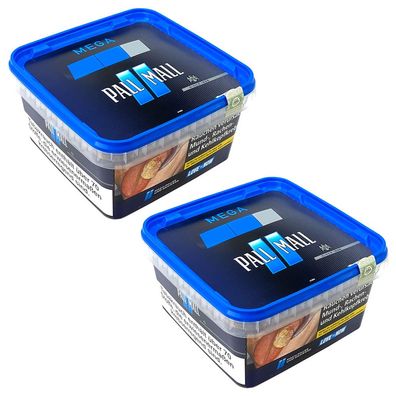 Pall Mall Blue/Blau Volumentabak/Tabak Mega Box 2x 125g